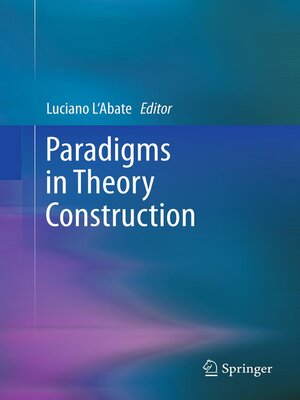 cover image of Paradigms in Theory Construction